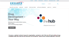 Desktop Screenshot of covance.com